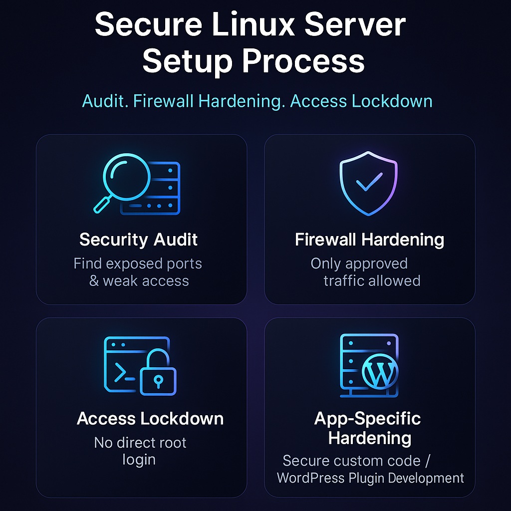 Secure Linux Server Setup Process